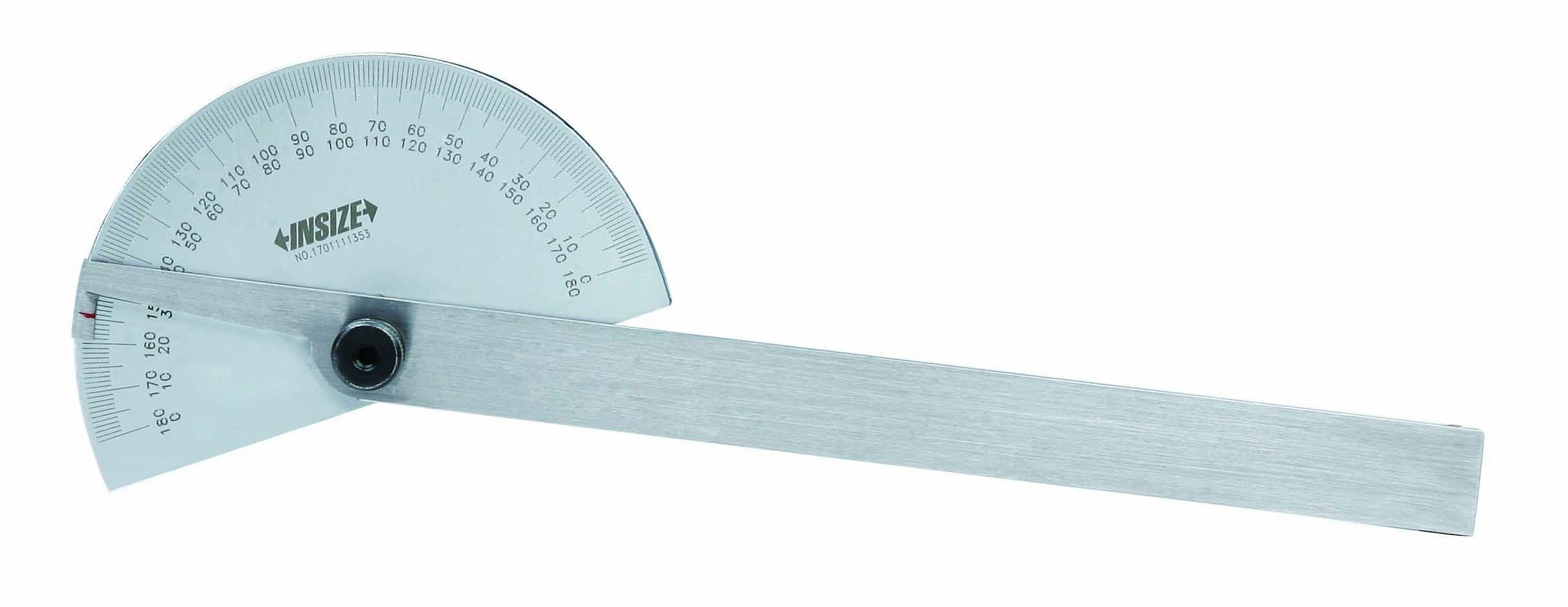 INSIZE 4780-85 PROTRACTOR 0-180 DEGREE 1 DEGREE GRADUATION